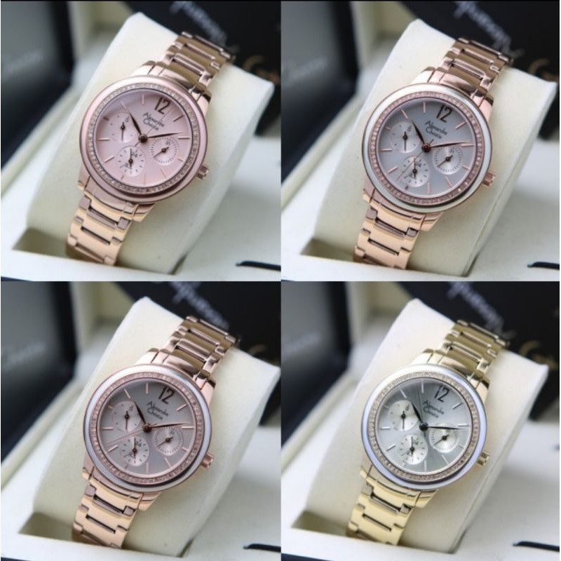 JAM TANGAN CEWEK ALEXANDRE CHRISTIE 2937 | AC 2937 | AC2937 RANTAI ORIGINAL