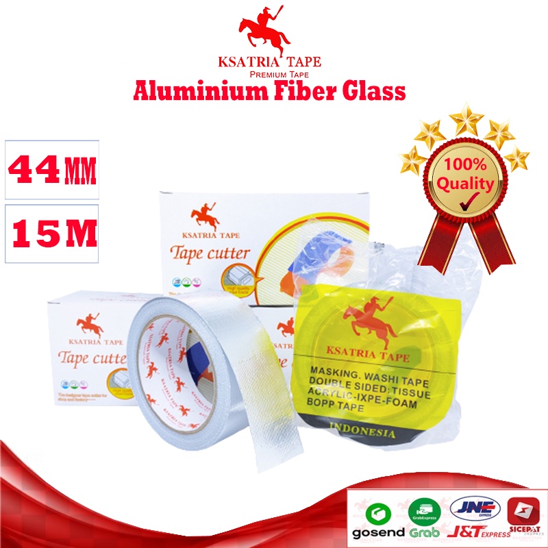 

Aluminium Fiber Glass Dunia Packing ALUMINIUM FOIL HIGH QUALITY UNIVERSAL 44mm X 15meter [TERMURAH]