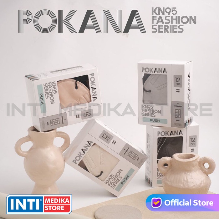 Pokana - Masker Earloop 6 Ply Kn95 Masker Medis Kn95 Fashion Series #98