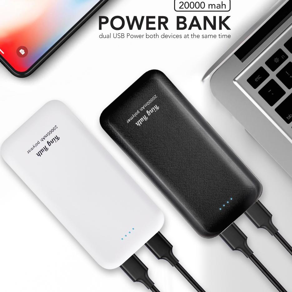Sale[ Portable Power Bank 20000 mAh 74Wh Powerbank 2A Quick Charge Pesawat King Ruth K777 Galaxy