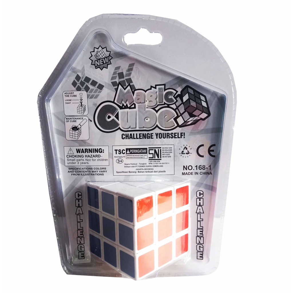 Mainan Rubik Magic Cube Chalenge seri 3x3x3