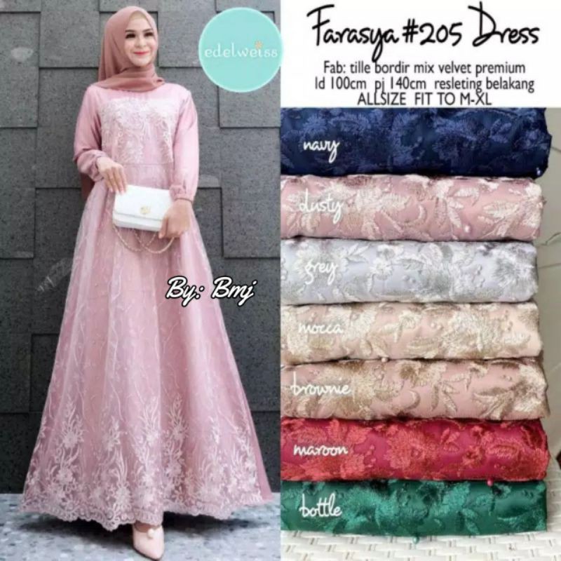 GAMIS BROKAT SYARI FARASYA