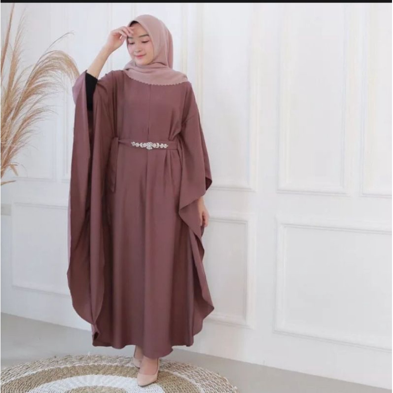 Gamis Kaftan | Gamis Cantik | Gamis Busui | Selin kaftan mewah elegan 2022 baju lebaran