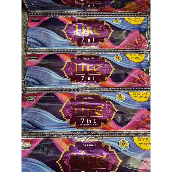 Pouch Plastic 7in1 Incense By Darshan