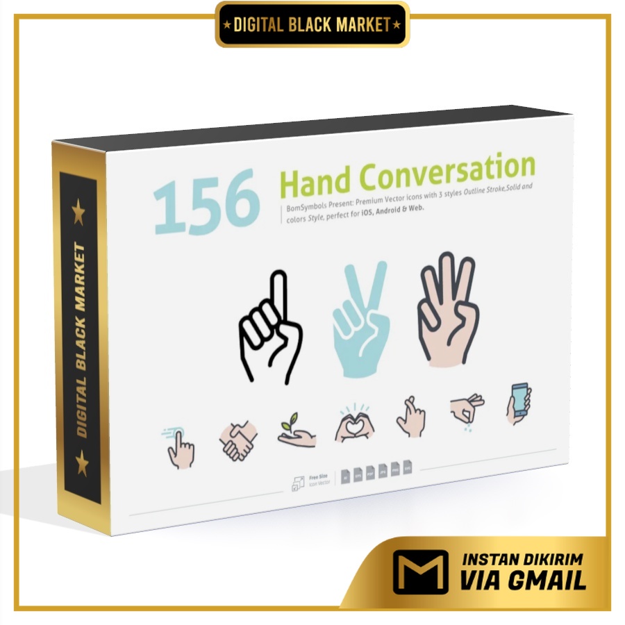 Hand Conversation - Vector Designs