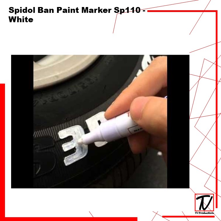 Spidol Ban Mobil Motor Paint Marker - White