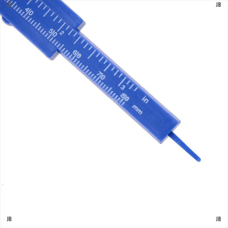 Alat Pengukur Caliper Vernier Caliper Mini Bahan Plastik Ukuran 80mm