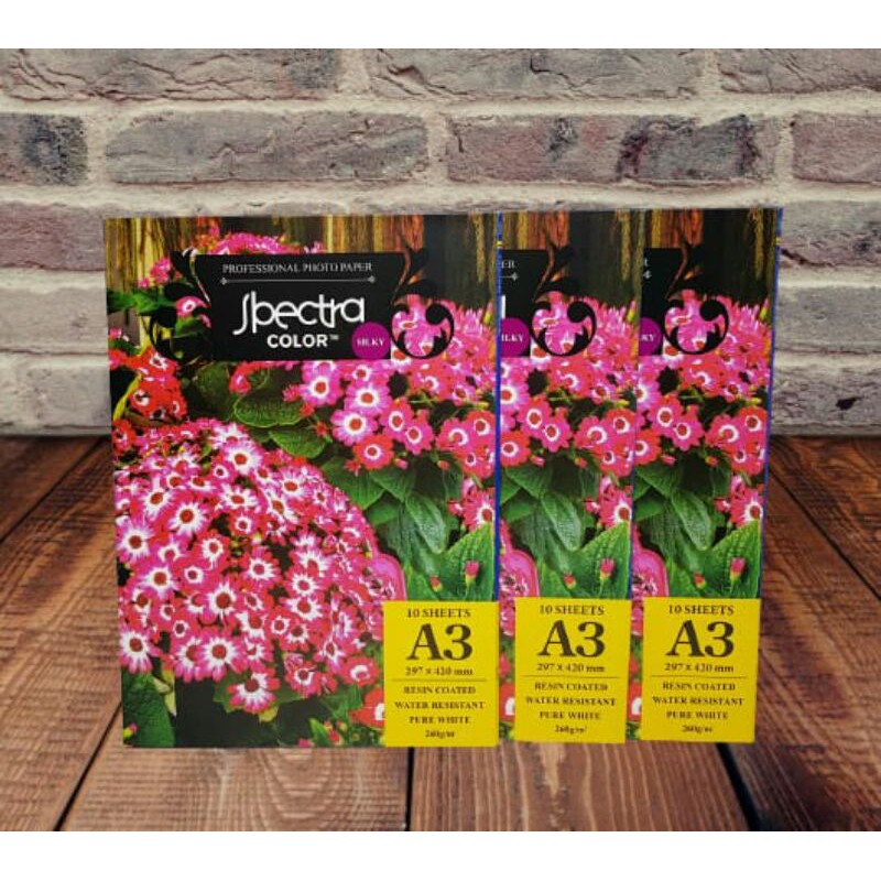 Spectra silky kertas foto a3
