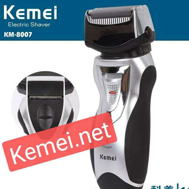 Kemei KM-8007 Men Rechargeable Cordless Electric Shavers Razor