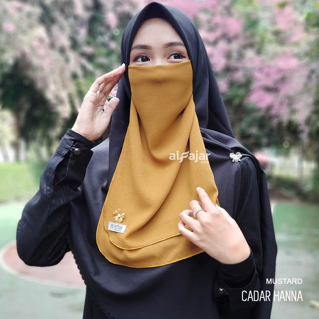 CADAR NIQOB TALI Dua Layer Ceruty Hanna by Alfajar