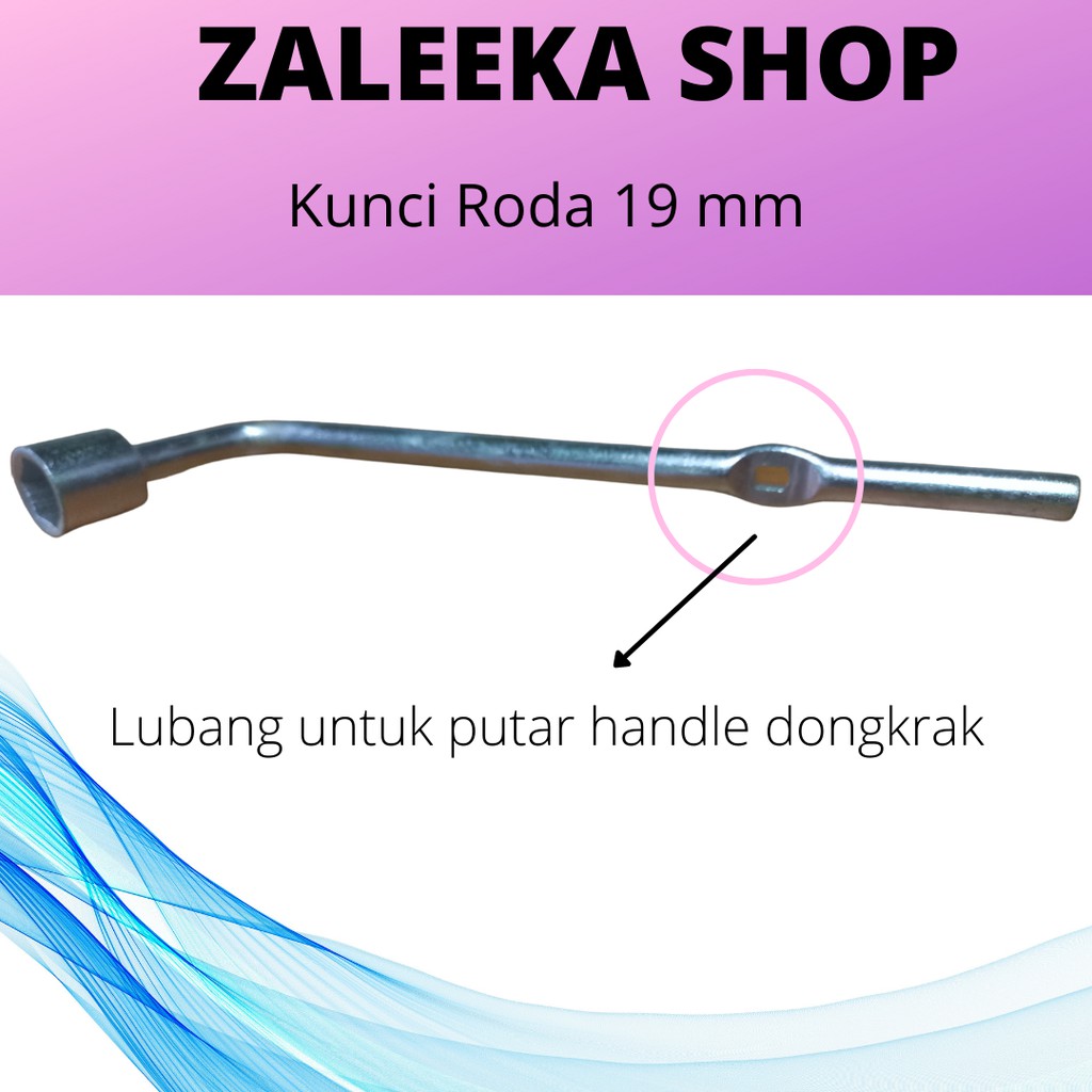 Kunci roda mobil 19 MM Metema Original Mobilio /Jazz / Brio / Ertiga / Panther