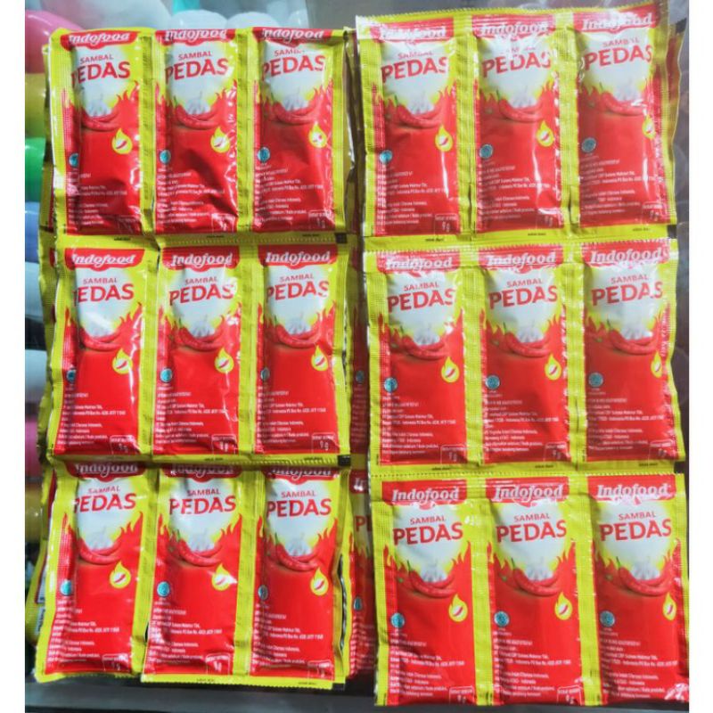 

Saos Sambal Indofood Pedas Renteng (isi 36 Sachet 9ml) Renceng