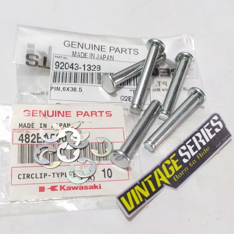 BESI PEN PIN INJAKAN PIJAKAN FOOTSTEP BELAKANG NINJA R RR 150 KRR ORIGINAL KAWASAKI 92043-1328 murah