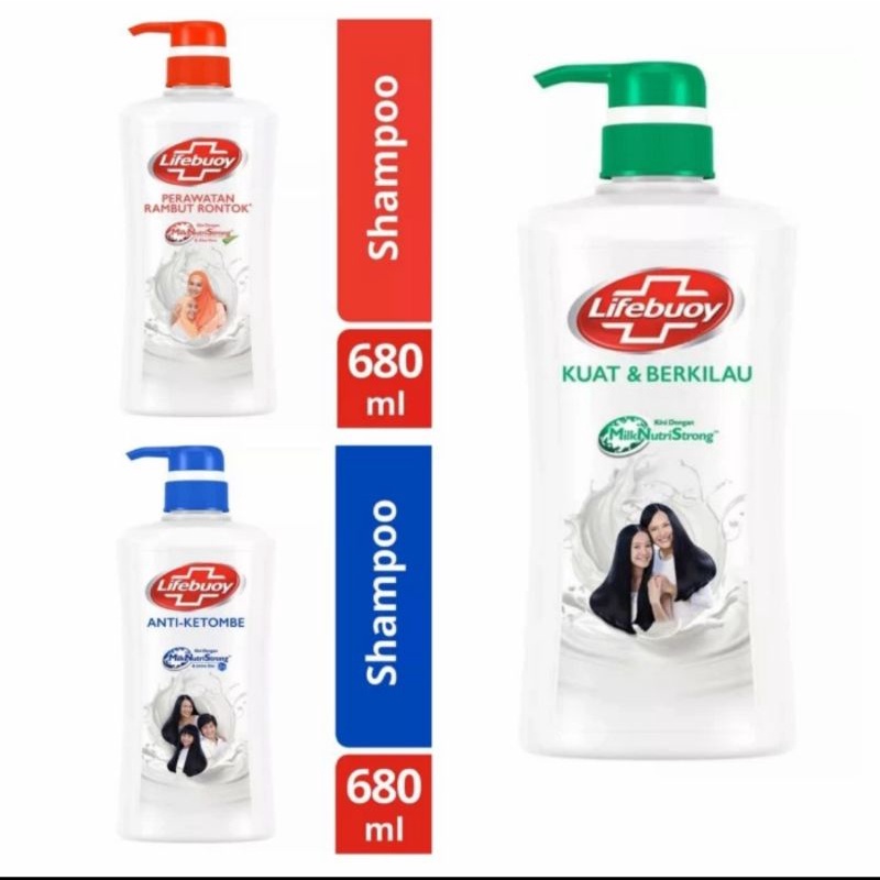 lifebuoy shampo pompa 680ml
