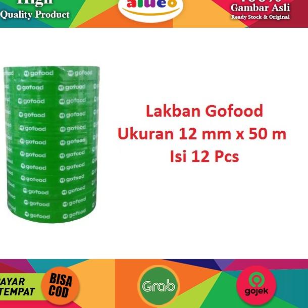 

[KODE PRODUK DLWMK5869] Lakban Online Food / Orange Food / Green Food / Sayur 12 mm x 50 m - 12 Pcs