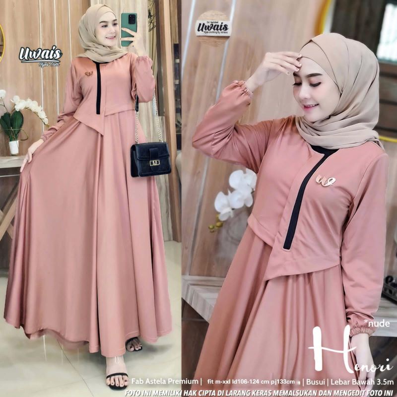 hanori dress ori by uwais hijab solo
