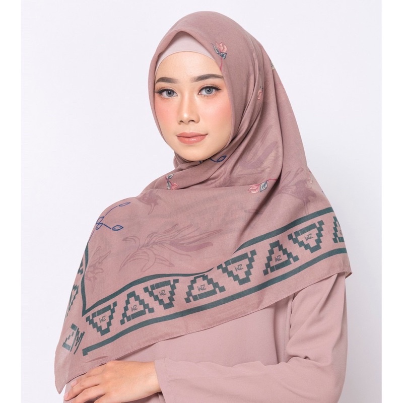 ZM Zaskia Mecca Kayu Aro Scraf Kerudung Segiempat