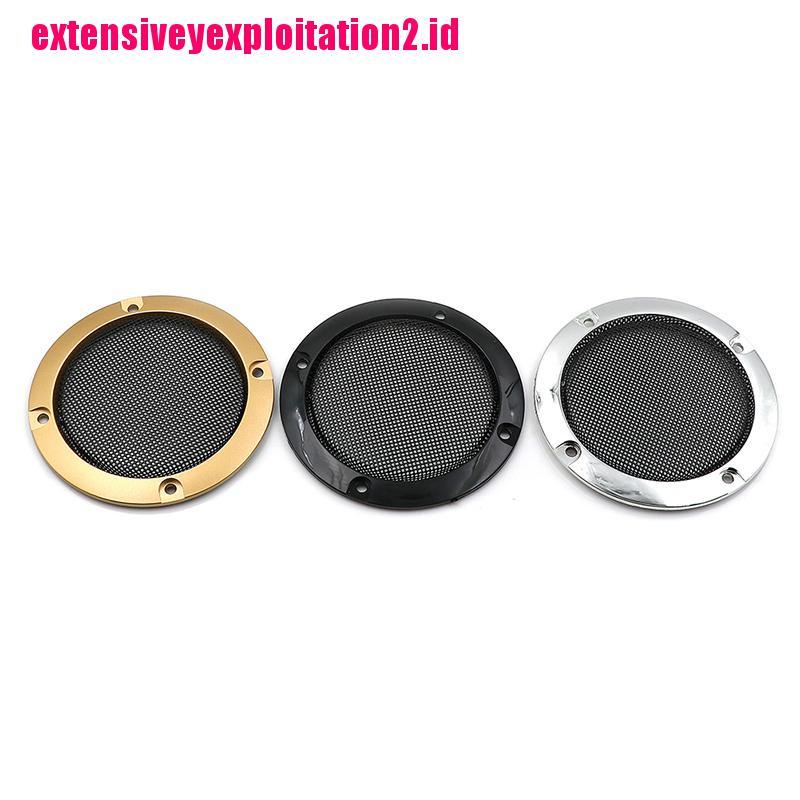 &lt; E2id &amp; &gt; 2pcs cover speaker Audio 3 &quot;Bahan metal