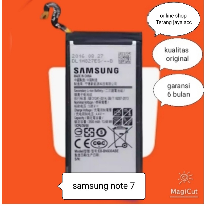 Batre Samsung Note 7/ N930 Original battery ori samsung note7/ n930