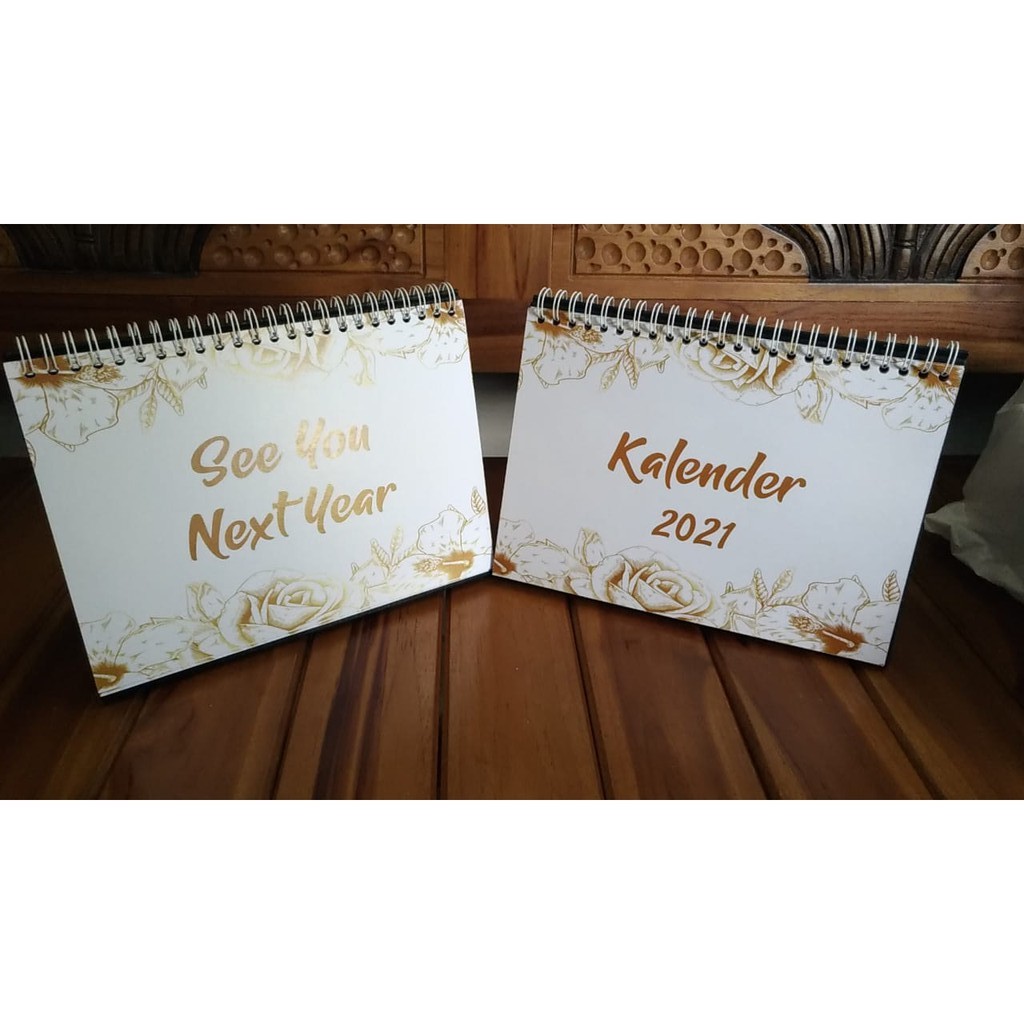 

Custom Kalender Meja A5 | Kalender Meja/Kalender Duduk Spiral | Type B