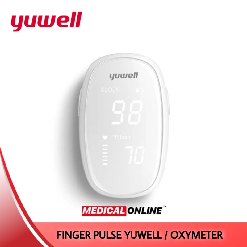 FINGER PULSE OXIMETER YUWELL ORIGINAL SATURASI OKSIGEN OXYMETER MEDICAL ONLINE MEDICALONLINE