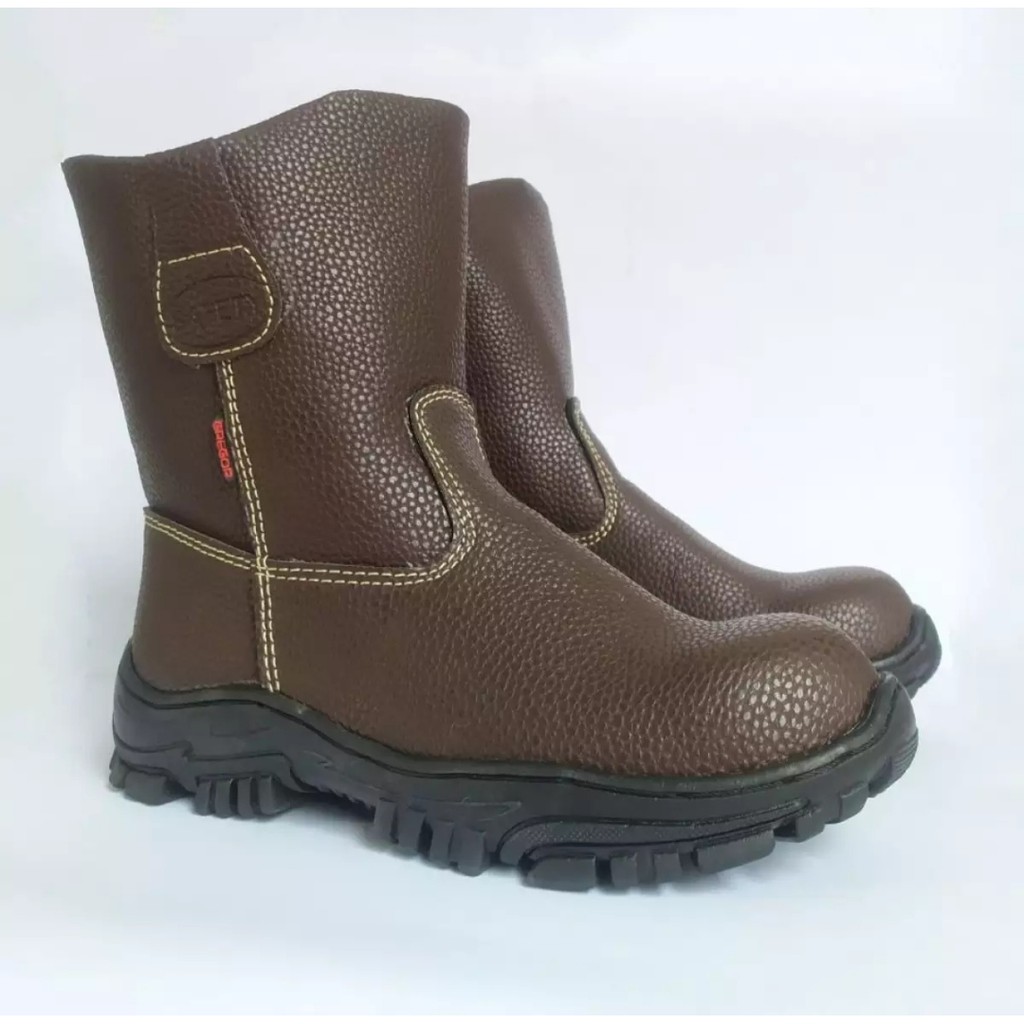 Sepatu Safety Boot Kulit Sintesis King Gregor Sepatu Kerja Pabrik Industri Proyek Kuat Termurah