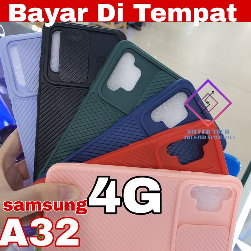 Samsung A32 4G Kesing Window Slide Kesing A32 4G Softcase A32 4G