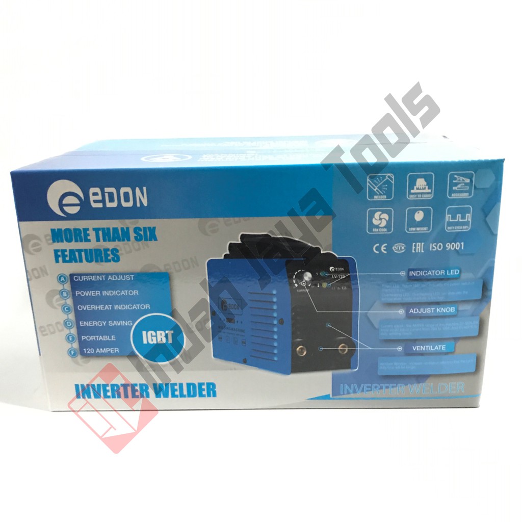 Mesin Las Listrik EDON LV 120 430 Watt by Redbo Inverter Travo