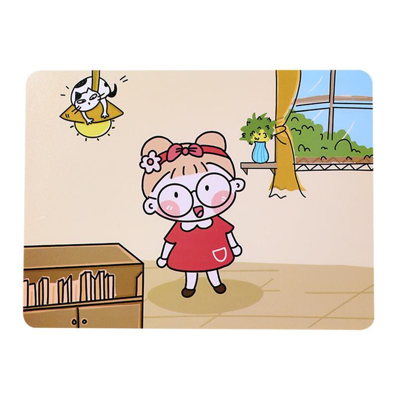 TS01-Mouse pad gambar lucu cartoon girl cute murah import