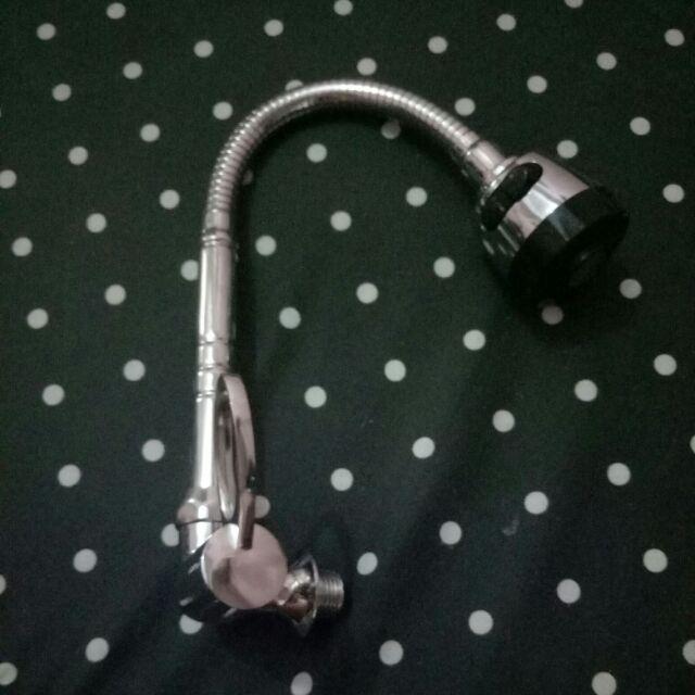 Kran Angsa Flexibel Besi Kuping Kepala Kecil Bagus - Kran Angsa Tembok Murah - Kran Bak Cuci Piring