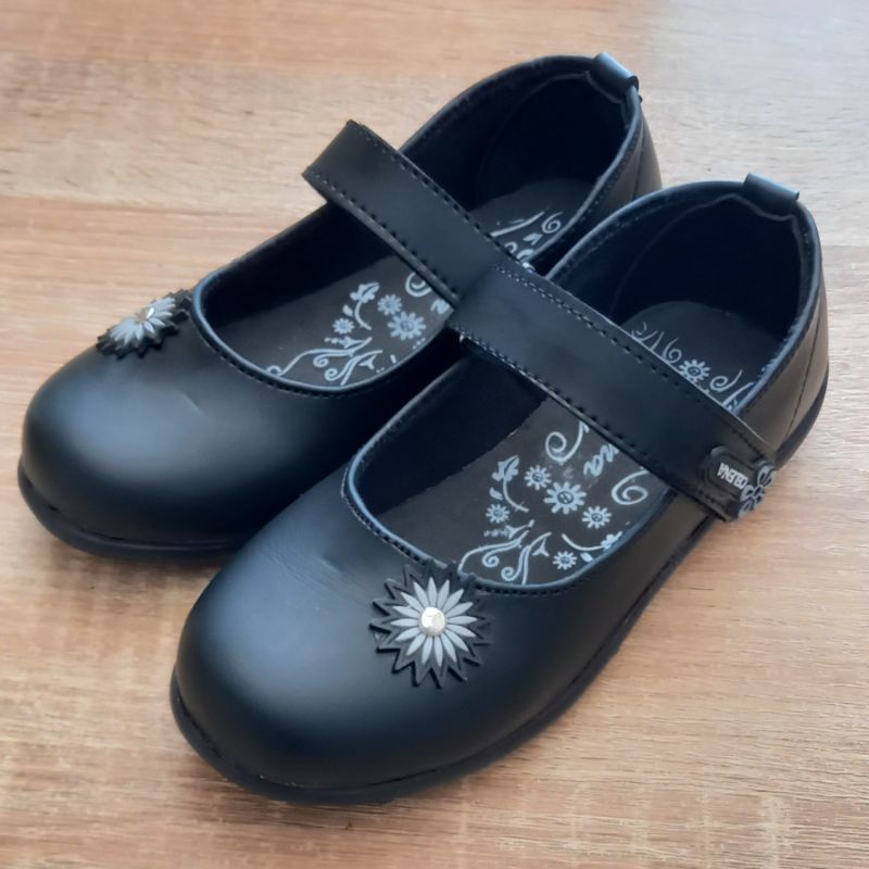 Celena C.01 Hitam Sepatu Pantofel Anak Size 26-35