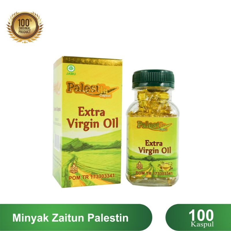Minyak Zaitun Kapsul Palestine 100 Kapsul || Minyak Zaitun Asli 100 Kapsul