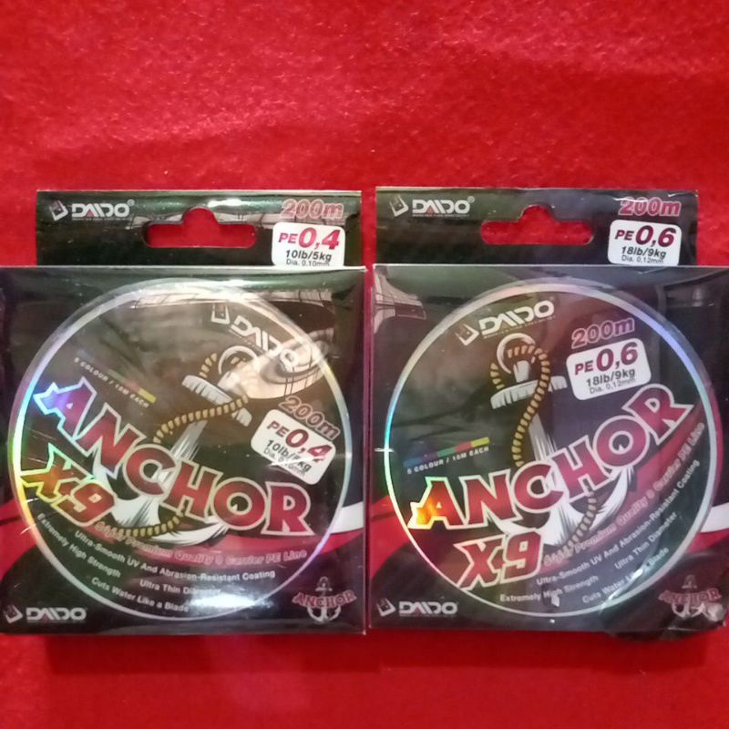 PE ANCHOR X9 0,4 - 0,6 200M