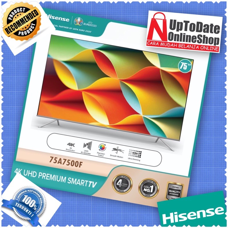 TV LED 75INCH HISENSE 75A7500F SMART TV 4K UHD