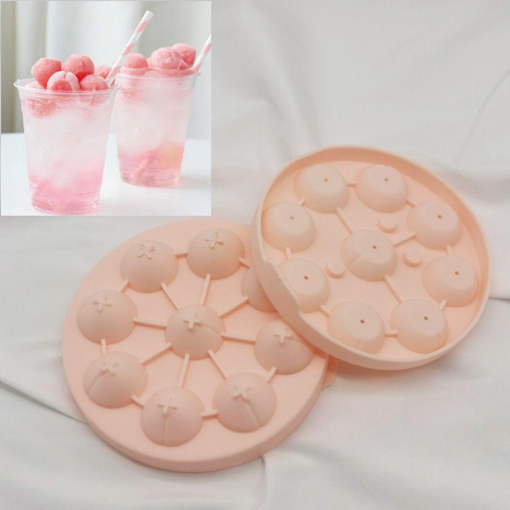 Solighter Cetakan Es Batu Kitchen Tools 9grid Ice Cream Mould Silicone