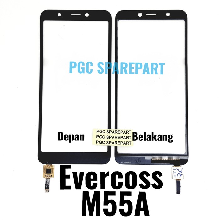 Original Touchscreen Evercoss M55a Kaca Layar Sentuh Ts Cross Hitam Shopee Indonesia