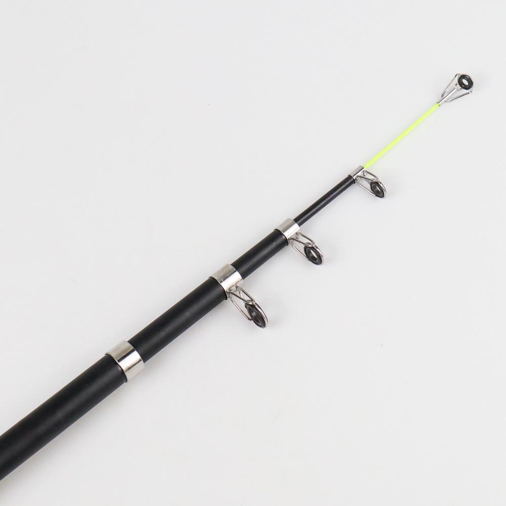 Joran Pancing Telescopic Fishing Rod Pole Carbon Fiber 2.1M - C562L - 7RTH86BK Black