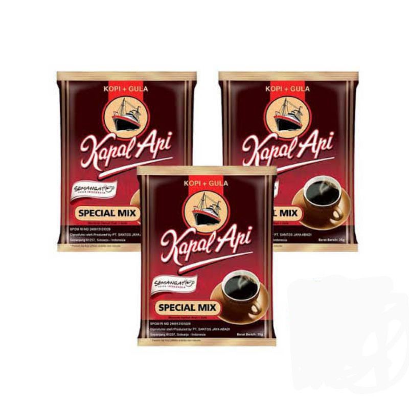 

Kapal Api Special Mix Kopi Sachet 25 gr (ECER 1 Sachet)