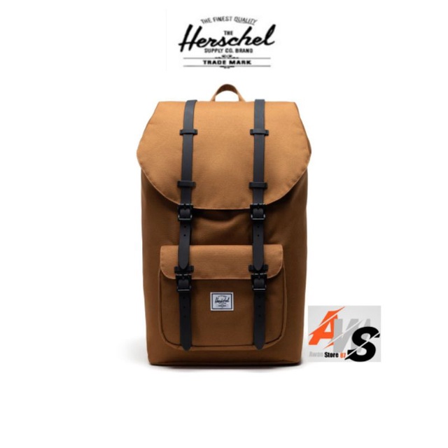 HERSCHEL LITTLE AMERICA-RUBBER-(25L)-BAG-US