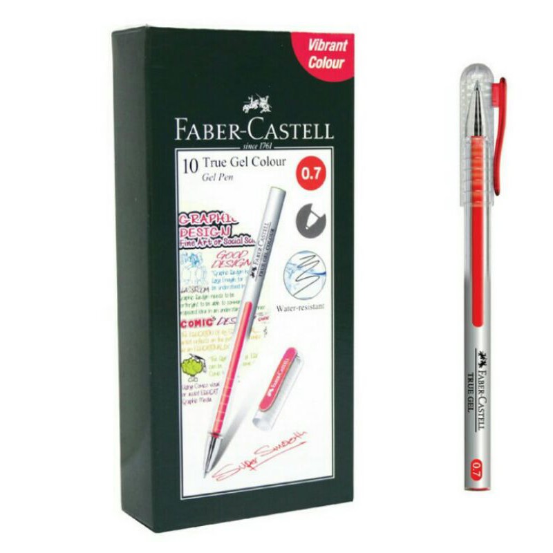 

Faber - Castell True Gell Pen Soft Red Ink 0.7 MM