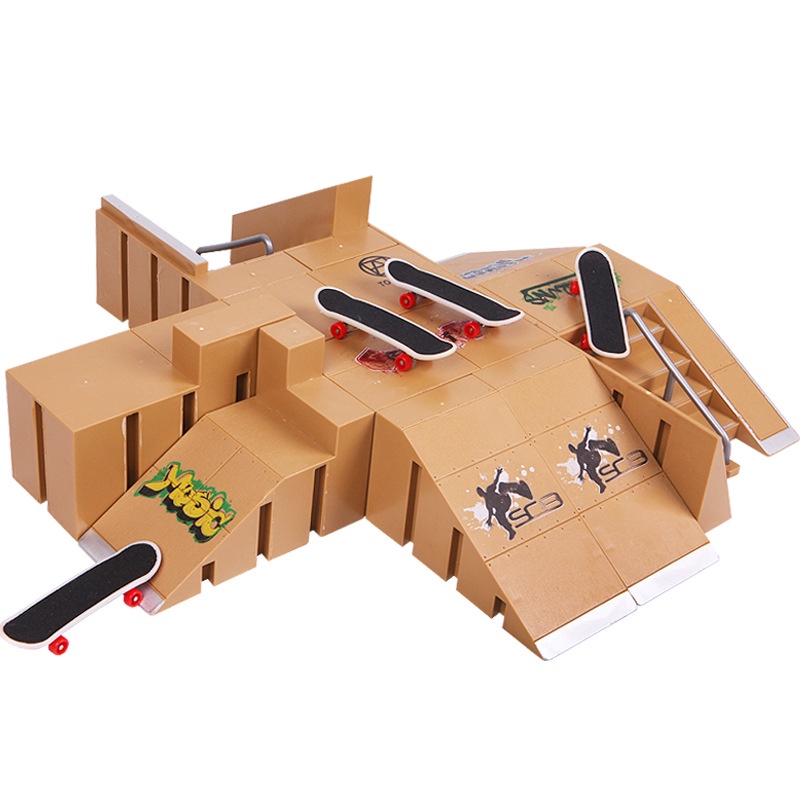 Set Mainan Skateboard Jari Profesional