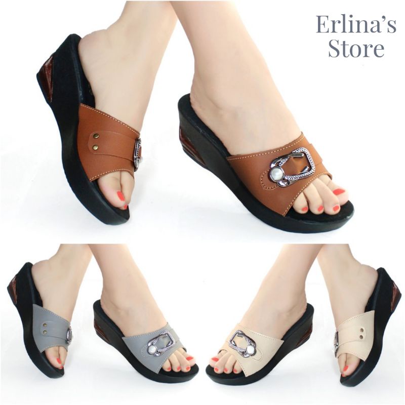 Wedges Wanita Casual Cantik Terbaru - Athena Series