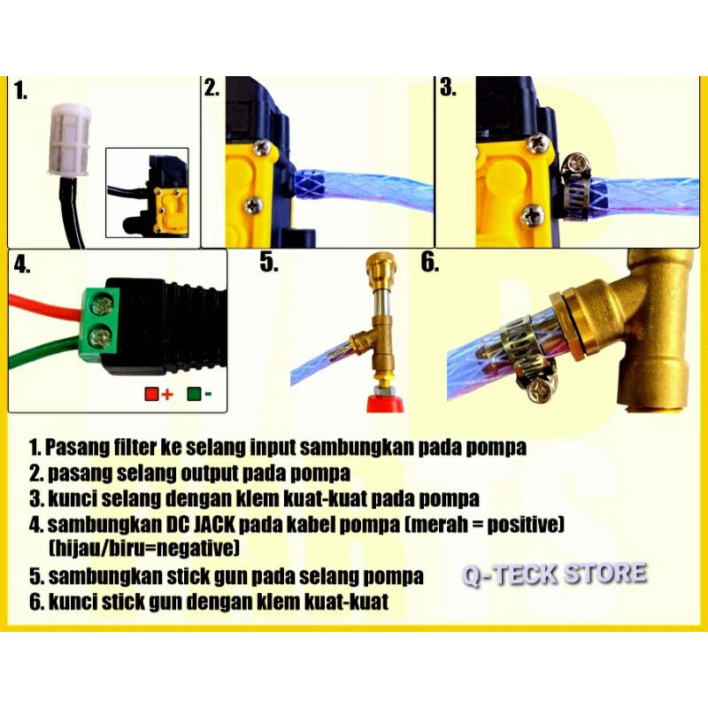 PAKET ALAT POMPA CUCI MOTOR MOBIL AC SIRAM TANAMAN MESIN KOMPLIT STEAM JET WASHING PUMP STICK SPRAYE