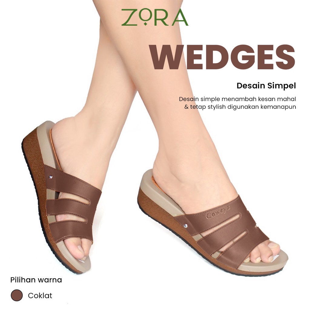 Sandal Wanita Zora Wedges Wanita DANIA Terbaru 2022