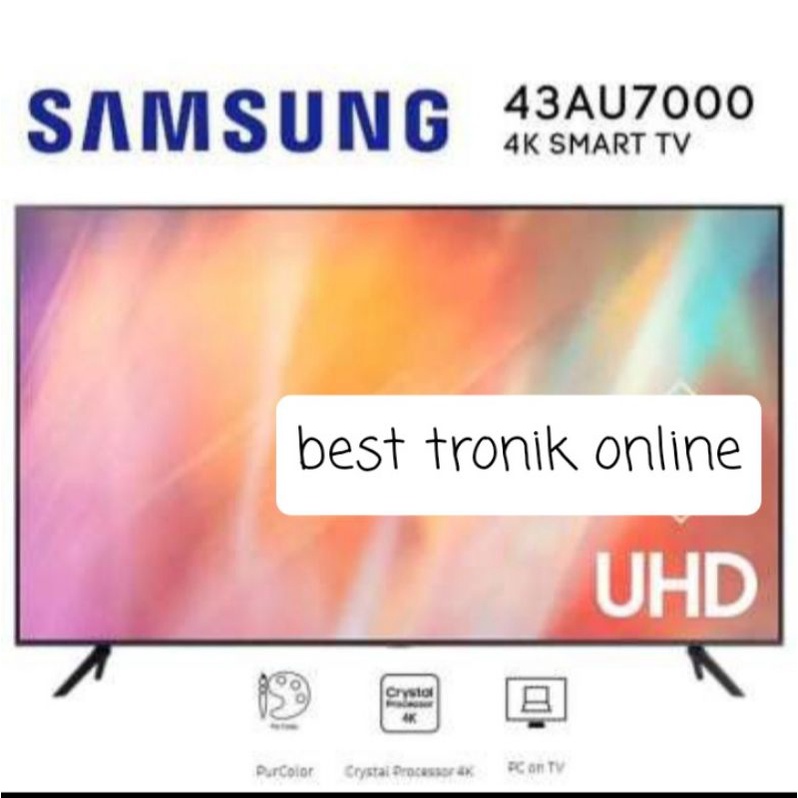 Samsung LED TV 43" inch 43AU7000 4K Smart TV