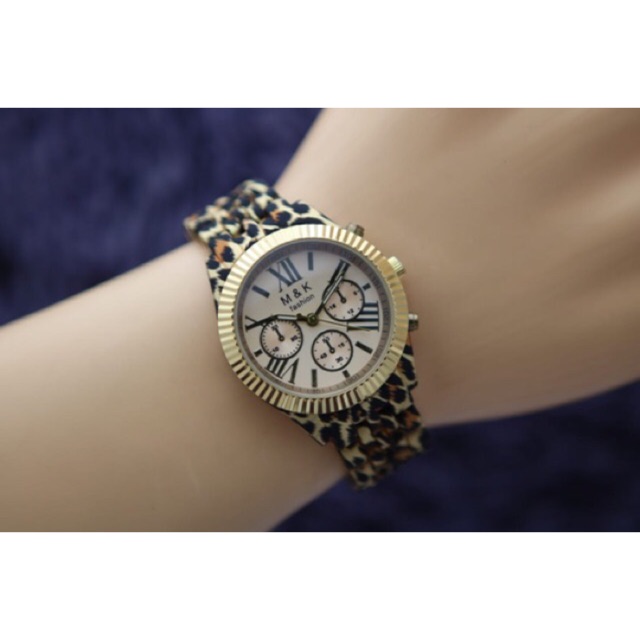 Jam Tangan wanita MK LEOPARD new