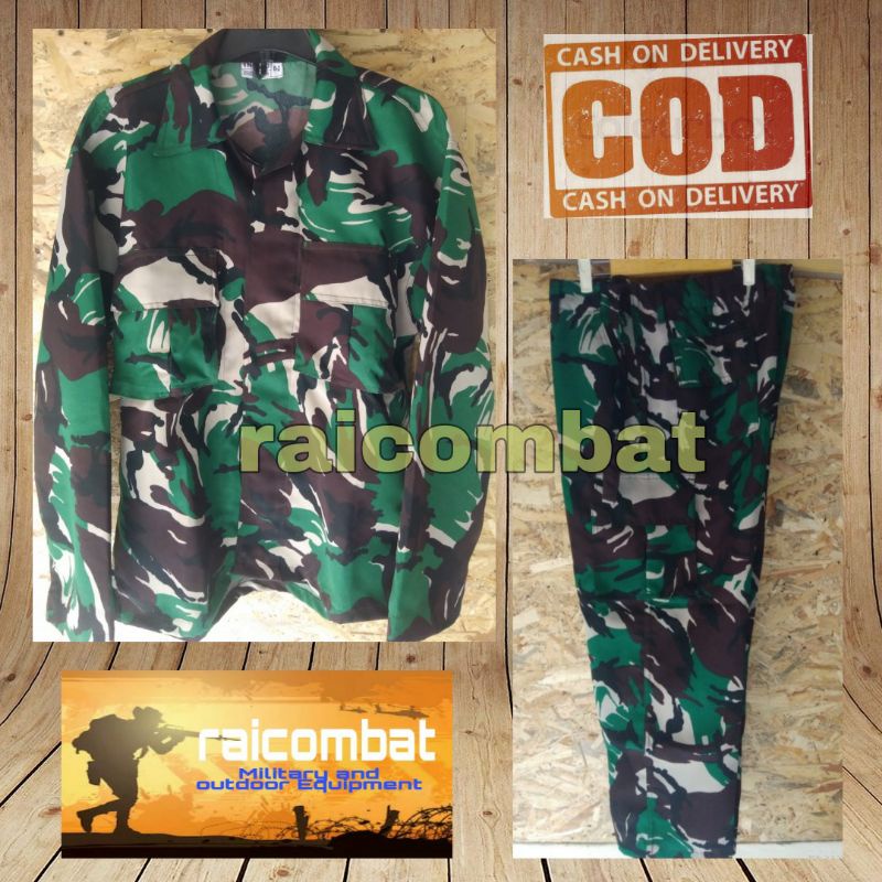 BAJU PDL LORENG VELBED / SETELAN PDL VELBED TERBARU