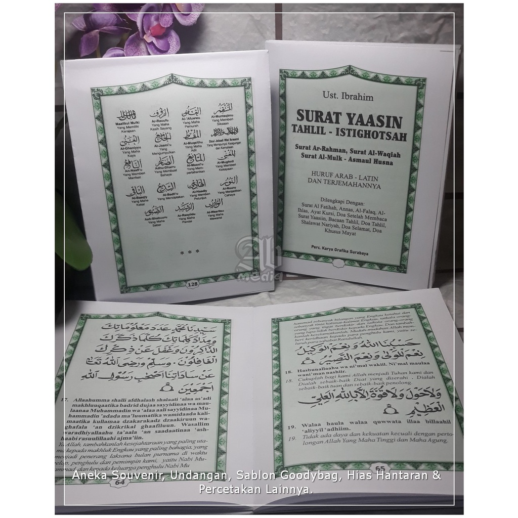 Blangko Yasin 128 Hal