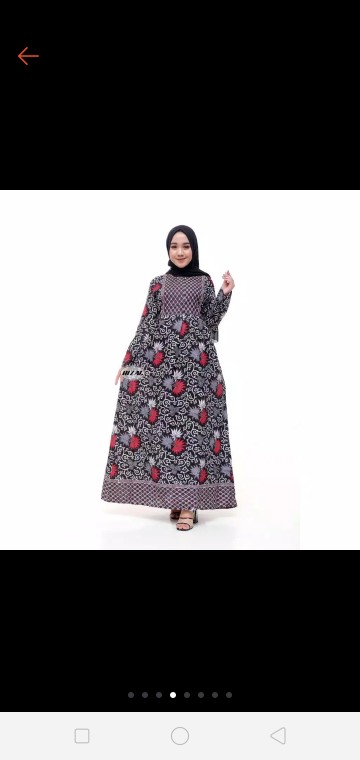 Gamis Batik Motif Manggar,sekar,cantik, Kubis,kupu,kembang Langit/cod
