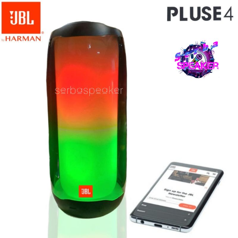 Speaker Pulse 4 Jumbo Speaker Bluetooth Portable With LED LightShow IPX7